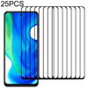For Xiaomi Poco M2 Pro 25 PCS Full Glue Full Screen Tempered Glass Film