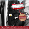 4041 Napa Texture Leather Car Seat Back Storage Bag Folding Dining Table(Brown)