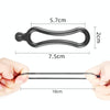 6pcs /Set Bicycle Headlight Silicone Strap Tail Light Fixed Leather
