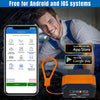 KONNWEI KW906 Bluetooth 5.0 Car OBD2 Scanner Support Android & iOS(Black Orange)