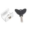 Child Safety Protection Screen Window Limiter Sliding Door Latch With Key, Model: Wider Model+Straight Key