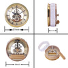 Metal See-through Quartz Clock Gear Clock DIY Accessories 97mm Golden Clock Head