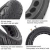 For Ninebot Max G30 Scooter 10 x 2.5 inch Solid Honeycomb Explosion-proof Tire(Black)