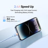 Baseus Discolor Series 2.4A USB to 8 Pin Fast Charging Cable, Cable Length:2m(Blue)