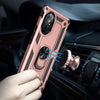 For Huawei nova 8 Shockproof TPU + PC Phone Case with 360 Degree Rotating Holder(Rose Gold)