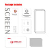 2 PCS For Xiaomi Redmi K50 Ultra ENKAY Full Glue 0.26mm 9H 2.5D Tempered Glass Full Film