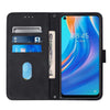 For Tecno Spark 7 Pro Crossbody 3D Embossed Flip Leather Phone Case(Black)
