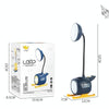 L-220902 LED Cartoon Airplane Rechargeable Eye Protection Learning Desk Lamp(Blue)