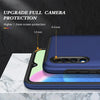 For Samsung Galaxy A30s / A50s / A50 PC + TPU Shockproof Magnetic Protective Case with Invisible Ring Holder(Blue)