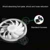 Computer CPU RGB luminous Radiator 8 Fans+Remote Control