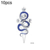 10pcs Waterproof Small Fresh Water Transfer Color Tattoo Stickers(RC-505)
