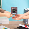Creative Wooden Happy Graduation Greeting Cards Party Celebrations Congrats Card with Money Holder(Red)