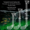 Aquarium Feeder Tube 17cm | Fish & Shrimp Feeding | Suction Cups