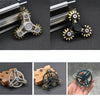 Four Gear Black Linkage Fidget Spinner Decompression Toy