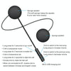 T4 Motorcycle Helmet Bluetooth Headsets BT 5.0 Stereo Automatically Connect to Support SIRI