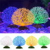 Silicone Coral Ornament, Orange - Aquarium Decoration