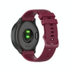 For Garmin Forerunner 245 Small Lattice Silicone Watch Band(Black)