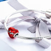 Valentines Day Gift ECG Silver Beads S925 Sterling Silver DIY Bracelet Bead
