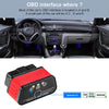 KONNWEI KW903 Bluetooth 5.0 OBD2 Car Fault Diagnostic Scan Tools Support IOS / Android(Black Red)