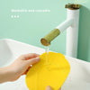 Wall Toiletries Free Installation Silicone Shelf(Green Lemon)