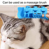 Cat Self Groomer Brush, Purple - Table Leg Mount