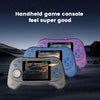 Q8 Handheld Game Console 3.0 Inch Screen Support TV Connection Built In 800 Games Singles Transparent Purple