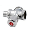 Stool Flush Valve Urinal Delay Valve Hand Press Flush Valve, Style:25 mm Alloy Medium