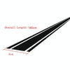 Car Hood Stickers Modified Racing Striped Ethylene Body Sticker(Red)