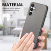 For Samsung Galaxy A55 5G Twill Fabric Leather Skin Back Phone Case(Gray)