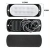 DC12V-24V / 36W Car Truck Emergency Strobe Flash Warning Light 12LEDs Ultra-thin Side Lights(Red)