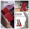 For Samsung Galaxy S25+ 5G Vertical Flip Card Bag Holder Leather Phone Case(Red)