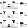 For PS5 Joystick 8pcs /Set Gamepad Metal Buttons Mushroom Head Magnetic Base Cross Keys Accessory Set