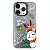 For iPhone 11 Pro Christmas Series PC Full Coverage Pattern Phone Case(CK059 Black)