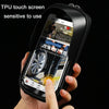 WEST BIKING Bicycle Hard Shell Front Beam Reflective Bilateral Phone Case(Black)