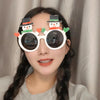 Christmas Weird Glasses Personalized Christmas Hair Clip, Color: Glove knight Hat Snowman