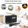 BAIJIALI BJL-166 Full Band Retro Radio Multifunctional Built-In Speaker Player(Black)