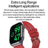ET585 2.04 inch Steel Strap IP68 Waterproof Smart Watch, Support ECG / Blood Composition Measurement(Black)
