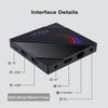 H96 Max 6K Ultra HD Smart TV Box with Remote Controller, Android 10.0, Allwinner H616 Quad Core ARM Cortex-A53, 4GB+64GB, Support TF Card / USBx2 / AV / HDMI / WIFI, AU Plug