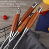 304 Stainless Steel Wooden Handle Kitchenware Kitchen Equipment, Style: Noodle Scoop
