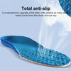 Men Shock Absorbing Sweat Absorbing Breathable Sports Insoles, Size:35-36