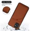 For Samsung Galaxy A03 164mm Skin Feel PU + TPU + PC Phone Case(Brown)