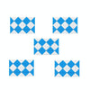 5 PCS 24-segment Mini Magic Ruler Foldable and Deformed Magic Ruler(Blue White)
