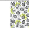 100x200cm Botanical Flower Printed Waterproof Polyester Shower Curtain Home Thickened Bathroom Curtain Cloth