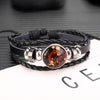 Twelve Constellations Multilayer Beaded Cowhide Bracelet, Style: Leo Ordinary
