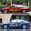 2 PCS/Set D-418 Dragon Totem Tribe Pattern Car Modified Decorative Sticker(Yellow)