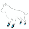 HCPET Non-Slip Dog Boots, Waterproof, Size 7 (Black) - 4 Pack