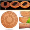 10W Magic Array Qi Standard Wireless Fast Charger Charging Pad with Voice For iPhone, Galaxy, Huawei, Xiaomi, LG, HTC and Other QI Standard Smart Phones (Brown)