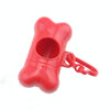Dog Poop Bag Dispenser Bone Shaped with Bags (Orange)