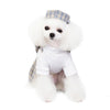 Grey Summer Dog Dress, Size S - Breathable & Lightweight