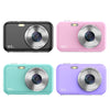 DC406L 2.4-Inch 1080P Mini HD 16X Zoom Digital Camera Home Children Camera EU Plug(Black)